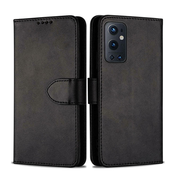 For OnePlus 9 Case Flip Leather Wallet Stand Premium Luxury Cover