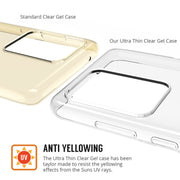 Samsung Galaxy S20 Case, Slim Clear Silicone Gel Phone Cover