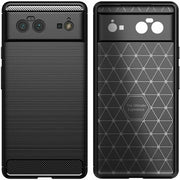 For Google Pixel 6 Pro 5G Case Carbon Gel Cover Ultra Slim Shockproof