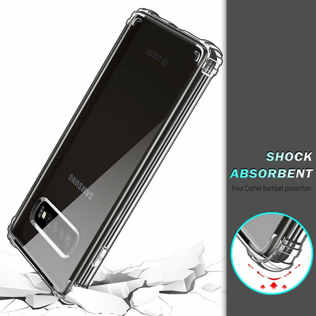 Clear Silicone Bumper Shockproof Case For Samsung Galaxy S22 Ultra