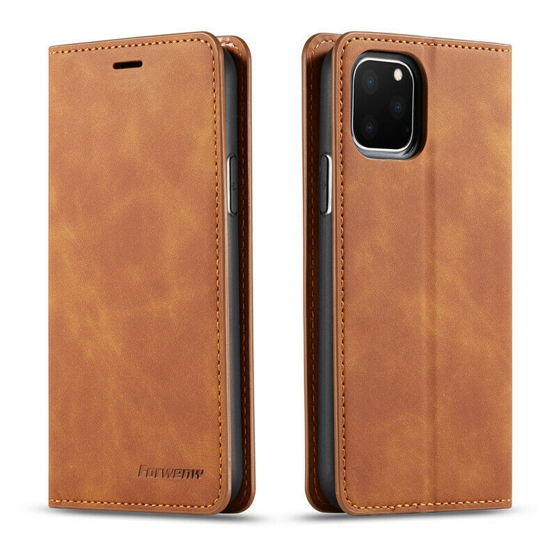 Luxury Leather Wallet Flip Case Cover For iPhone 12 Mini 5.4”