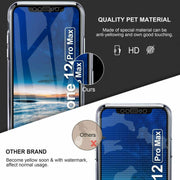 Front and Back Full protection Gel Skin Case Cover For Apple iPhone 12 6.1”