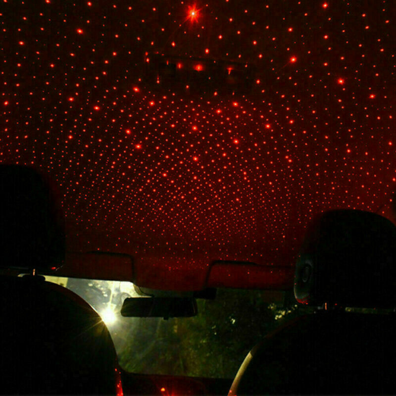 Kernelly Car Roof Star Light Interior LED Starry Laser Atmosphere Ambient  Projector USB Auto Decoration Night Home Decor Galaxy Lights