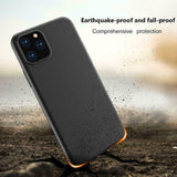 Black CASE For iPhone 12 6.1”  ShockProof Protector Matt Silicone Cover