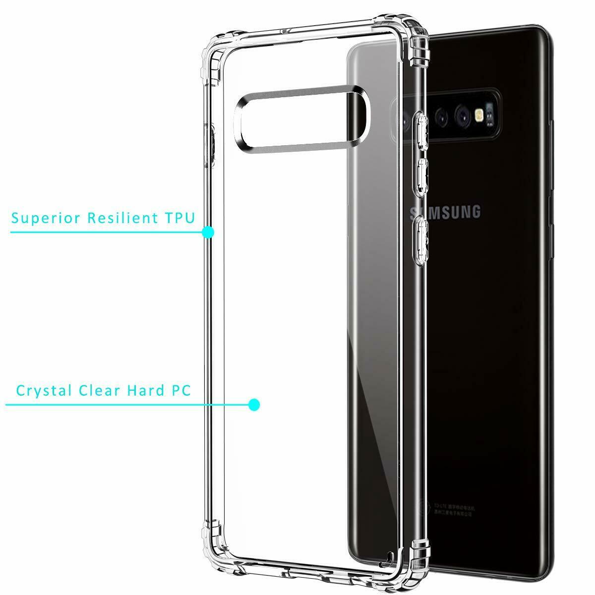 Clear Silicone Bumper Shockproof Case For Samsung Note 10 Plus