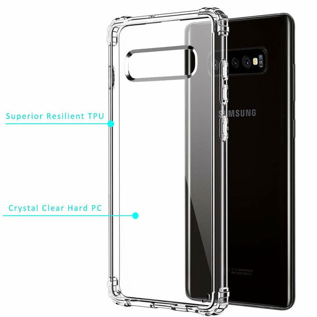 Clear Silicone Bumper Shockproof Case For Samsung Galaxy S20 Plus
