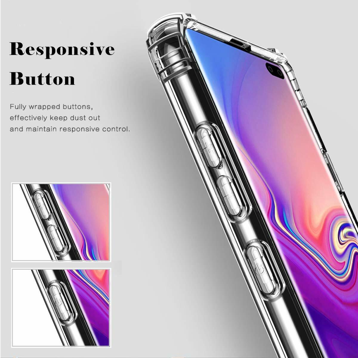 Clear Silicone Bumper Shockproof Case For Samsung Note 10