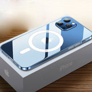 Magnetic Clear Phone Case-MagSafe Shockproof Cover For iPhone 12 6.1”