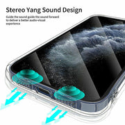 Clear Silicone Bumper Shockproof Case For Apple iPhone 12 6.1”
