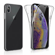360° iPhone X / XS Front and Back Full TPU Silicone Touch Case Cover - mobilecasesonline