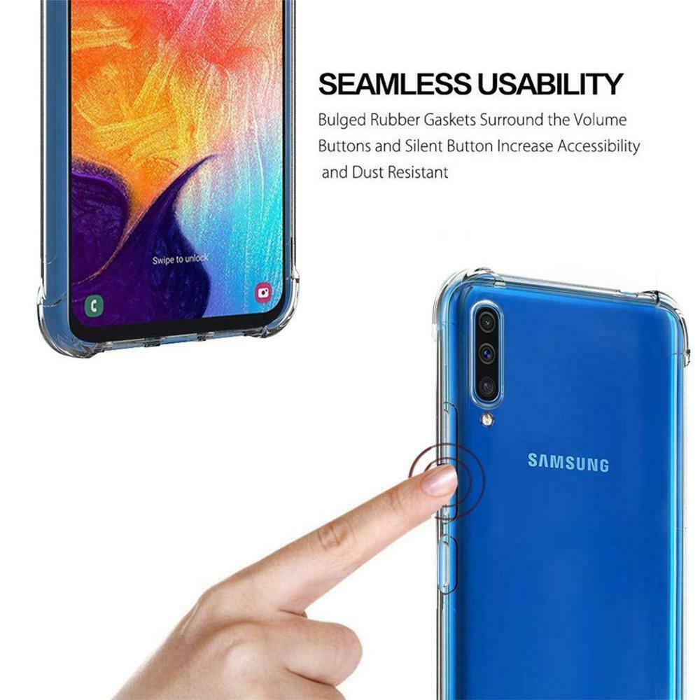 Clear Silicone Bumper Shockproof Case For Samsung Galaxy S10e