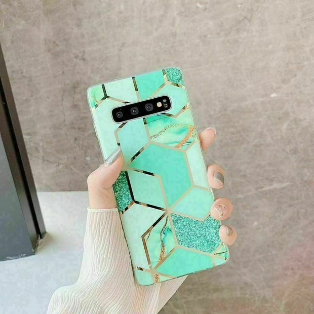 Galaxy S10 5G Marble Silicone Case Cover