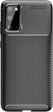 Shockproof Silicone Carbon Fiber Fibre Case Cover For Samsung Galaxy S20 FE