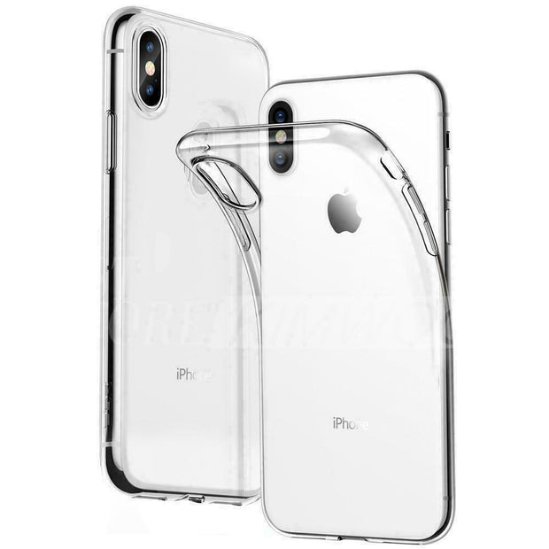 Iphone XS Max Slim Clear Tpu Gel Case Cover