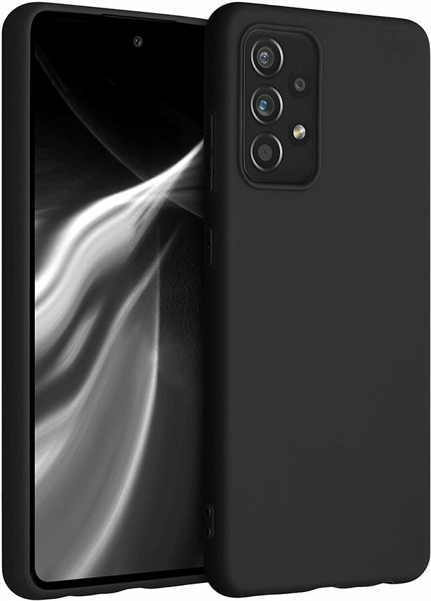Samsung A40 Black Silicone Rubber Back Case