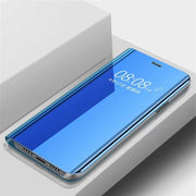 Samsung A40 Mobile Phone Case Mirror Protective Blue Cover