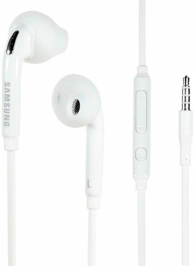Samsung Handsfree Headphones Earphones Earbud with Mic EO-EG920BW White
