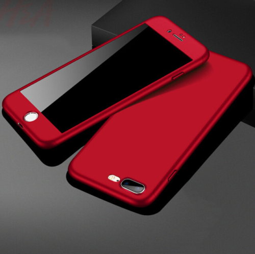 Red CASE For iPhone 7 Shockproof 360°