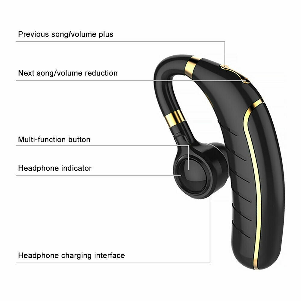 Sports Wireless Bluetooth Earphones Ear Hook Run Earbuds