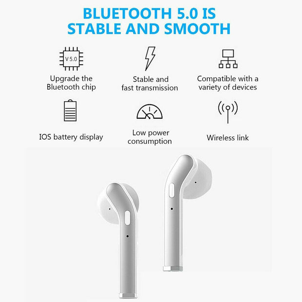 TWS Wireless Bluetooth Headphones for iPhone Samsung