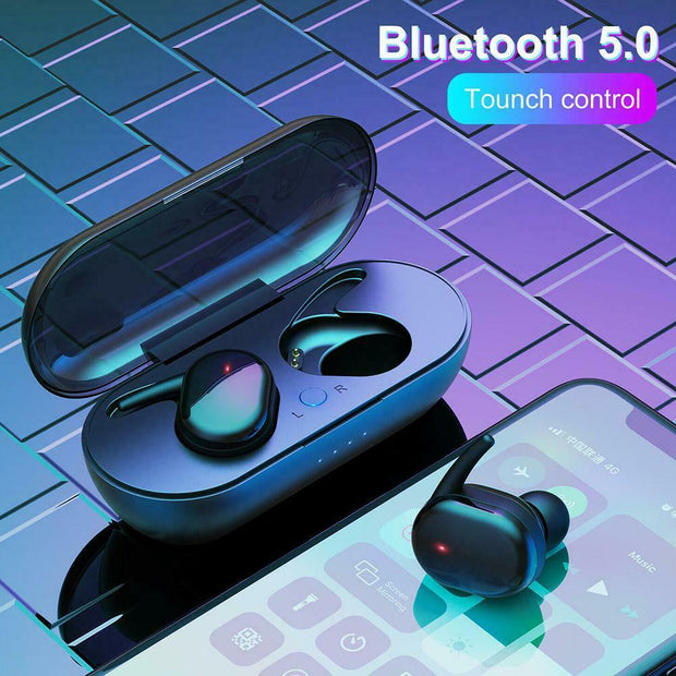 Bluetooth Wireless Headphones Earphones for iOS Android